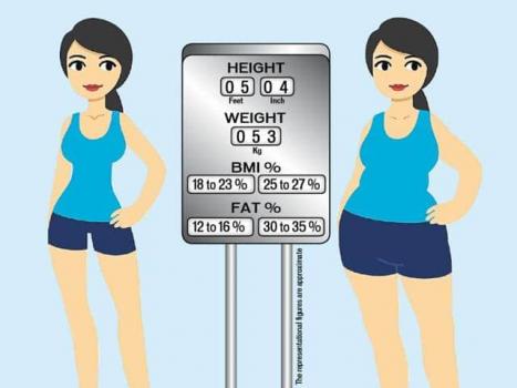 График контроля веса при похудении